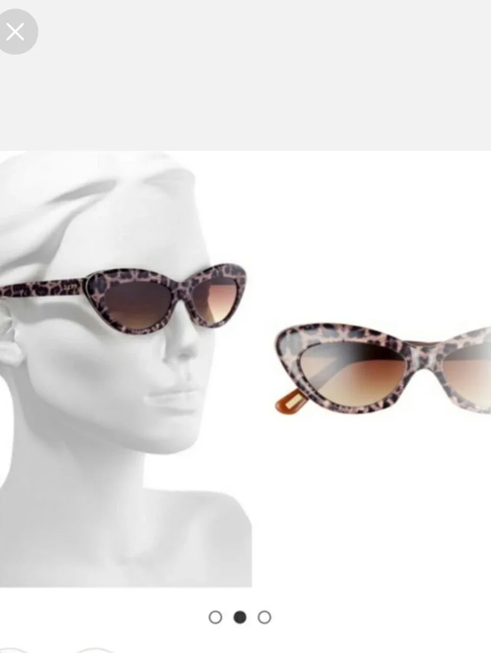 Diff Cleo Leopard Cat Eye Sunglasses - Brown